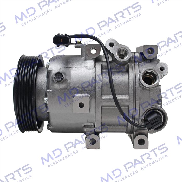 Compressor Hyundai Sonata 2.4 / Azera 3.0 2012> - 12 Volts Polia 6pk 118mm
