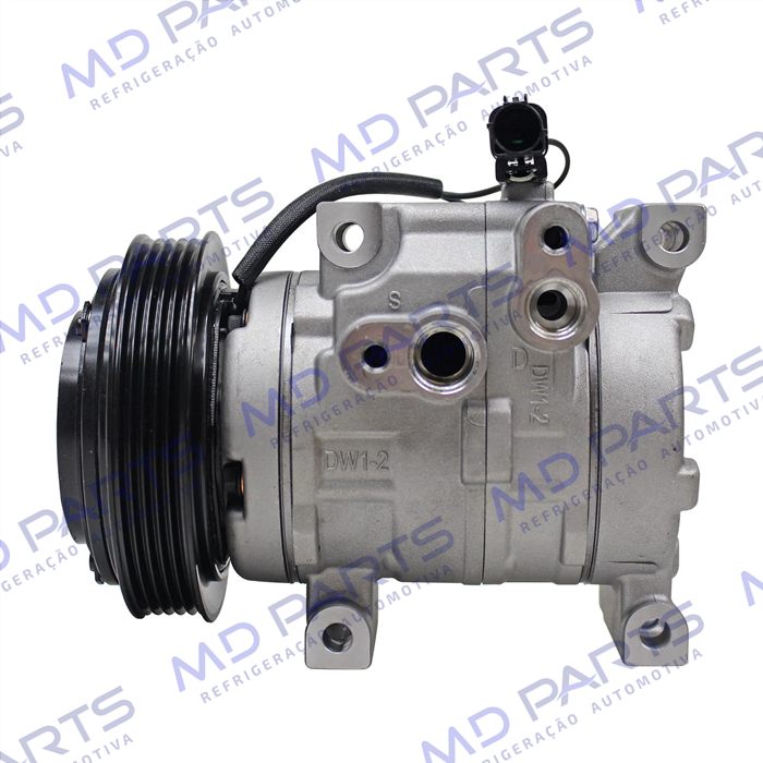 Compressor Hyundai HB20 1.0 - 12 Volts Polia 5pk 121mm OEM: 977011S000