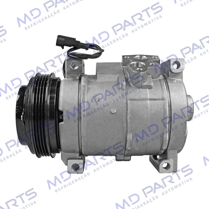 Compressor Modelo Denso 10S17C Caminhão Iveco Daily 2013> - 12 Volts Polia 4pk 110mm OEM: 5801362246