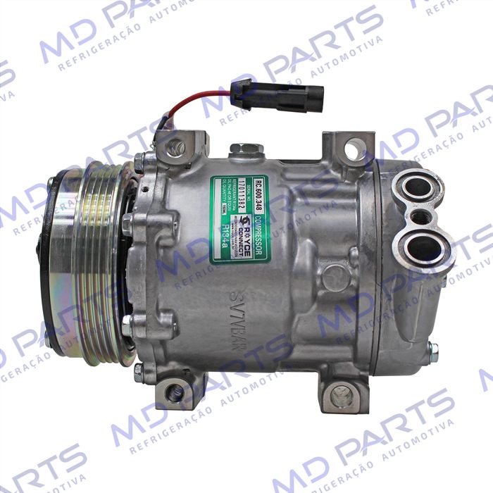 Compressor SD7V16 Fiat Ducato Multijet - 12 Volts Polia 4pk 115mm