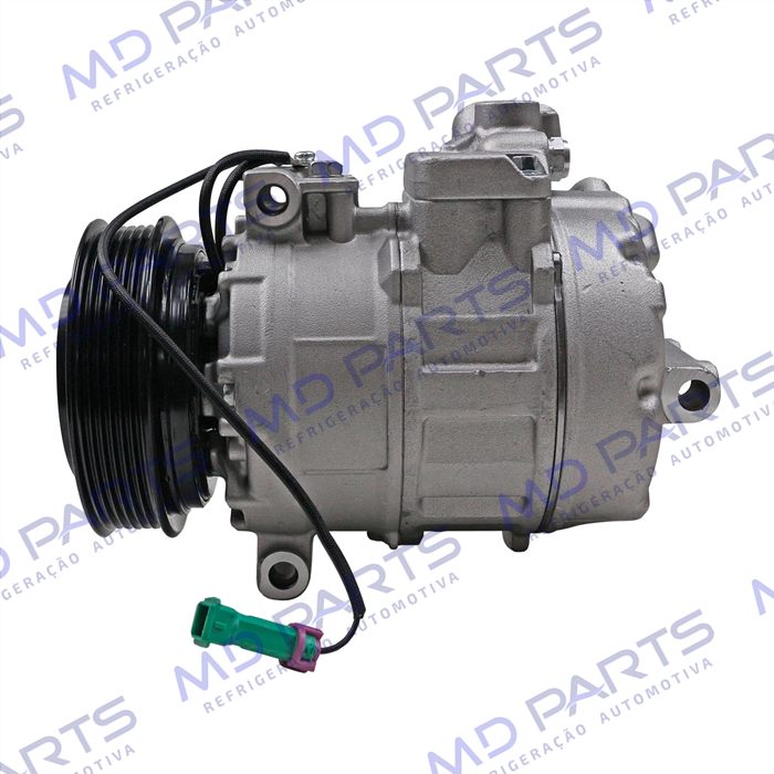 Compressor Modelo Denso 7SDU16C Volkswagen Gol G3 AB9 Variável - 12 Volts Polia 6pk 119mm