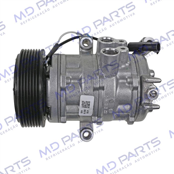 Compressor Denso 10SR13C Toyota Etios 2012 Até 2017 - 12 Volts Polia 7pk 105mm