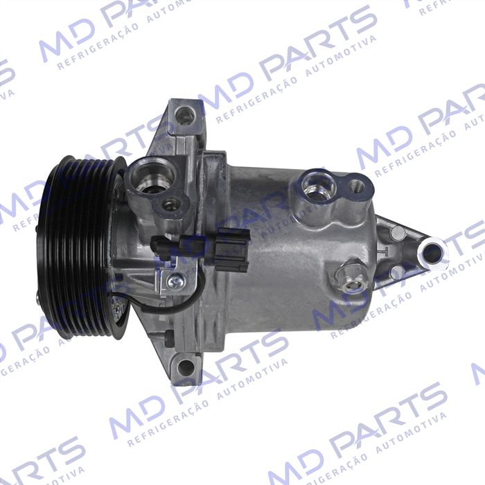 Compressor 10S11C Nissan Versa - 12 Volts Polia 7pk 116mm