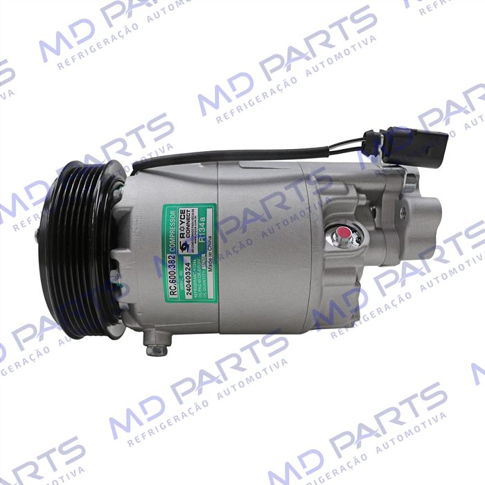 Compressor Modelo Delphi CVC 10063 Volkswagen Golf/ Audi A3 1.8/ 2.0 135cc - 12 Volts Polia 6pk 115mm