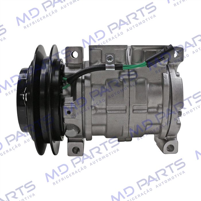 Compressor 10S13C Máquina Escavadeira John Deere 290GLC/ 345GLC - 24 Volts Polia Canal 1B 139mm OEM: 4721999/ FXB00001040