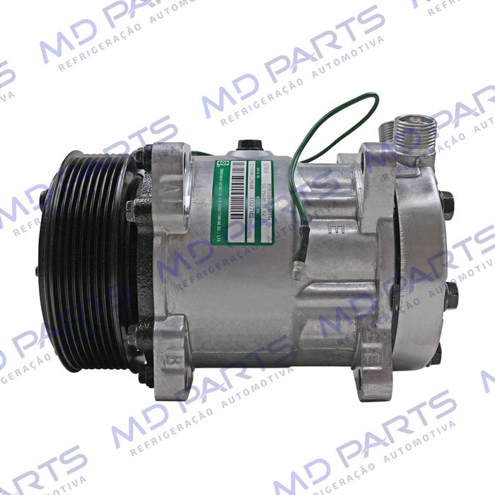 Compressor Sanden 7H15 8 Orelhas - 24 Volts Polia 8pk 119mm R134a 200cc
