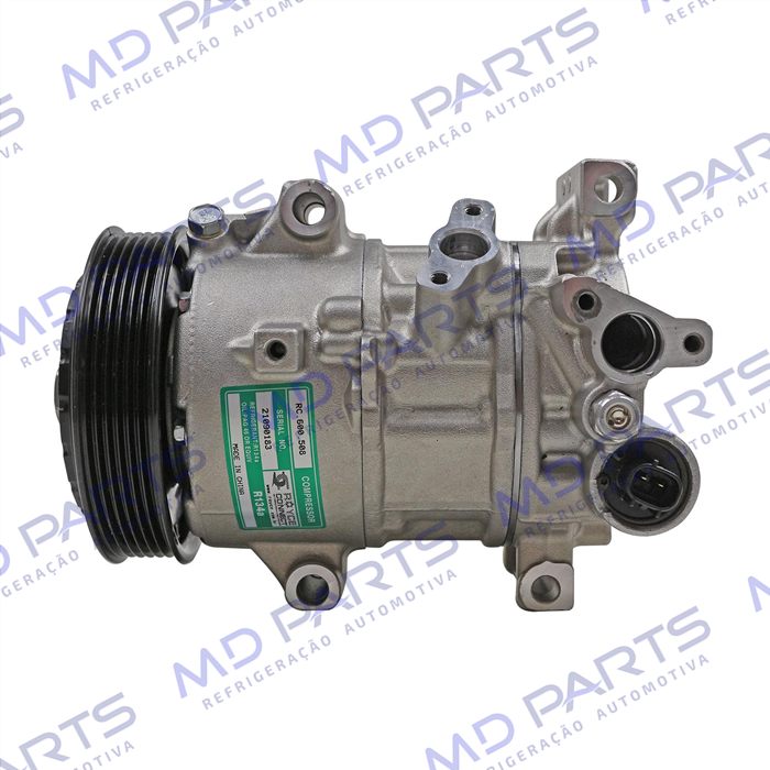 Compressor 6SES14C Toyota Corolla 2013 Até 2019 Motor 1.8/2.0 - 12 Volts Polia 6pk 125mm