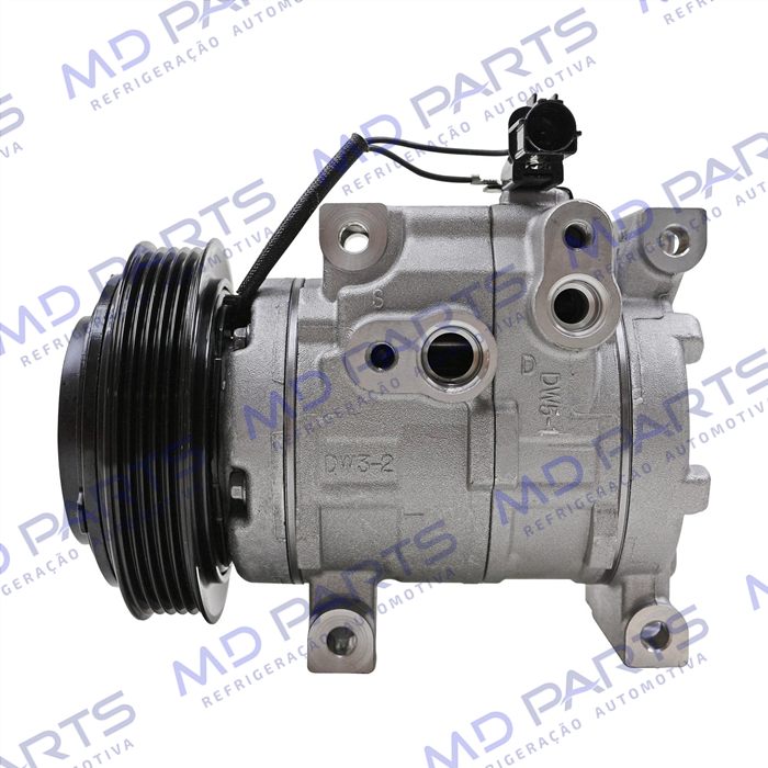 Compressor Original Hyundai HB20 1.0 - 12 Volts Polia 5pk 121mm OEM: 977011S000