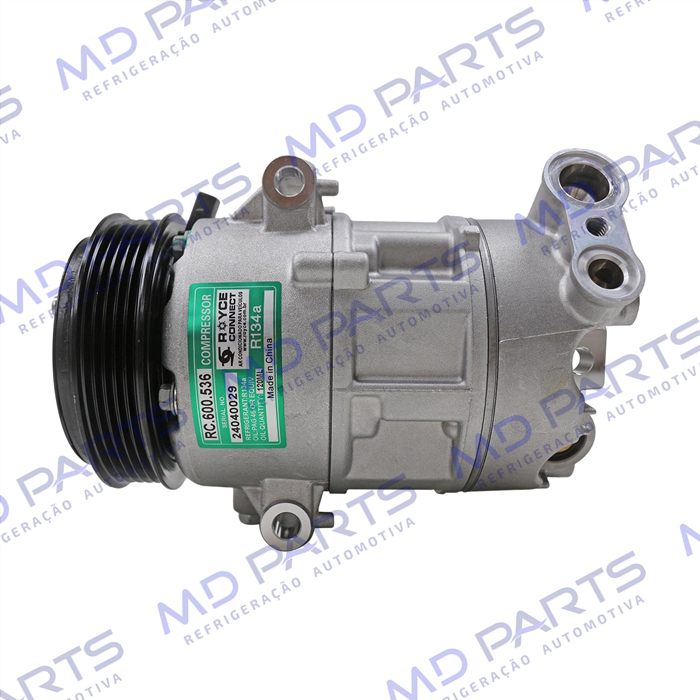 Compressor Modelo Mahle Fiat Pulse/ Fastback 1.0 Turbo - 12 Volts Polia 5pk OEM: 52151771