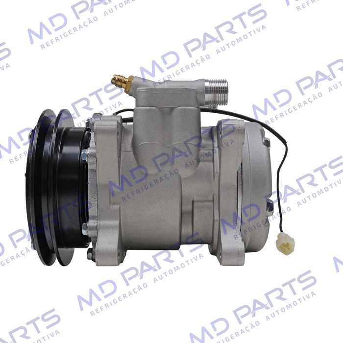 Compressor Modelo 6P148/ 5H14 Universal com Conector - 12 Volts Polia Canal 1A 142mm OEM: 82292901
