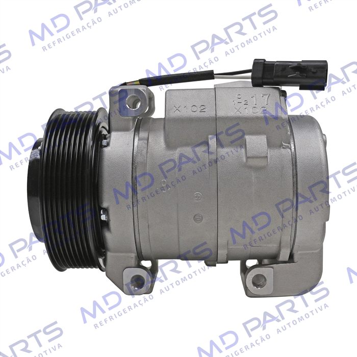 Compressor Modelo Denso 10S17C Dodge Ram 2500 Motor 6.7 2012> -12 Volts Polia 8pk