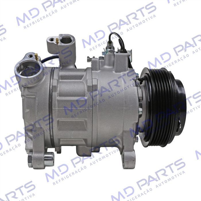 Compressor Modelo Denso 6SBU14A BMW 320i / 328i Motor 2.0 Turbo 2015> 12 Volts Polia 6PK OEM: GE 447160-8743 / 6452-9330829-02/ 6452-6805022-02