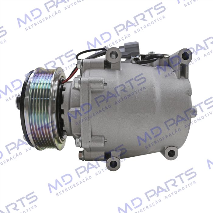 Compressor AATRSA09AA Modelo 4984 Honda Civic 2001 Até 2006 - 12 Volts Polia 6pk 110mm