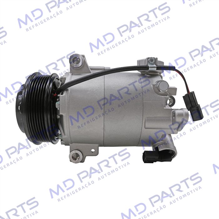 Compressor Modelo VS-16 Ford New Fiesta 1.0 Ecoboost Automático 2016> - 12 Volts Polia 6pk OEM: C1B1-19D629-A2G