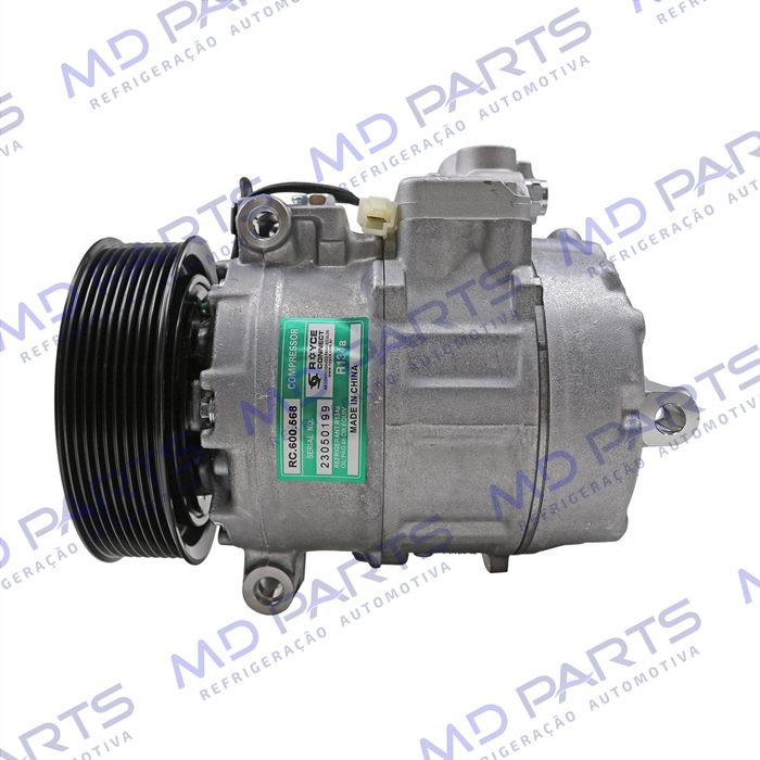 Compressor AA Modelo AA Denso 7SBU16C Caminhão Mercedes Benz Axor - 24 Volts Polia 9pk 135mm OEM: 4572300111/ A0002343711