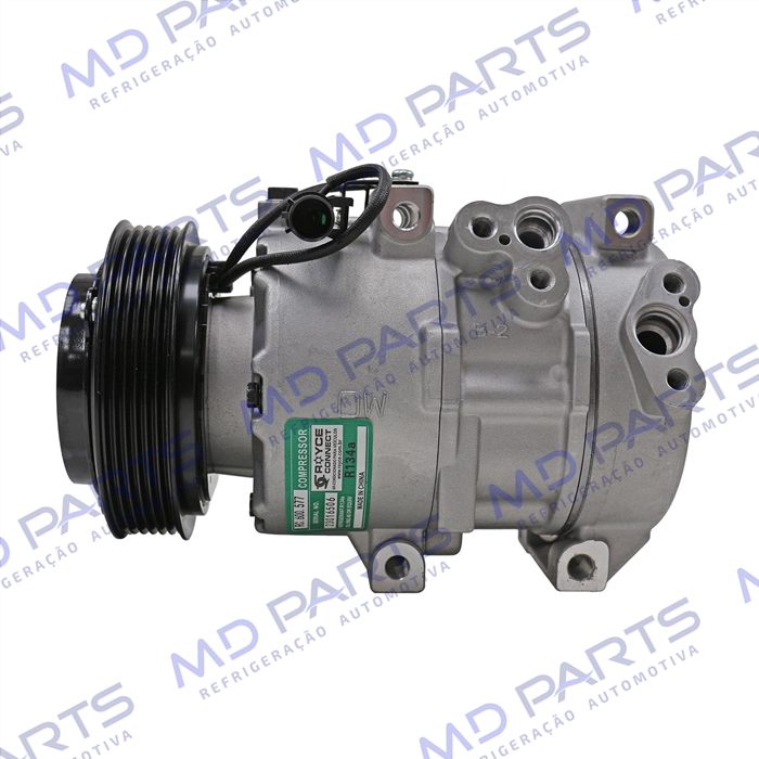 Compressor Modelo Doowon DV16 Kia Sorento 2.4 / 3.5 2011> - 12 Volts Polia 6pk 119mm