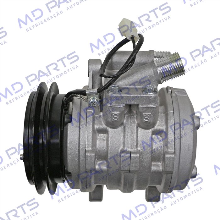 Compressor Modelo 10P08E - 12 Volts Polia Canal 1A 117mm R134a