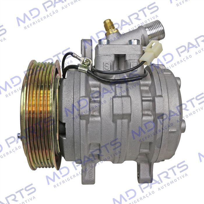 Compressor Modelo 10P08E - 12 Volts Polia 6pk 120mm R134a