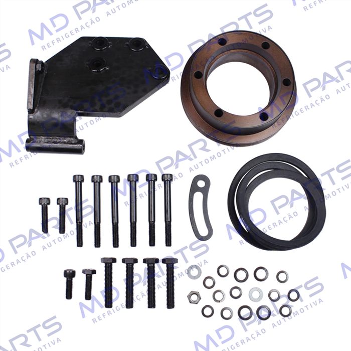 Suporte do Compressor Modelo 5H14/ 7H15 Polia 2A Caminhão MB Accelo/Atego