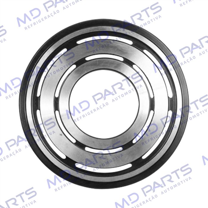 Polia Do Compressor Delphi CVC Volkswagen Fox/ Chevrolet Celta/ Zafira 6PK 117mm