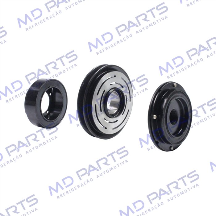 Conjunto de Embreagem do Compressor Denso 6P148 - 12 Volts Polia 1A 142mm OEM: 3013