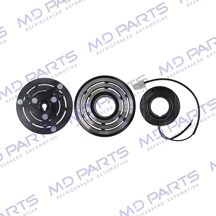 Conjunto de Embreagem do Compressor Denso 10P08 12 Volts 6pk 110mm