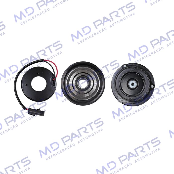 Conjunto de Embreagem do Compressor Denso 10PA17 - 12 Volts Polia 6pk 134mm