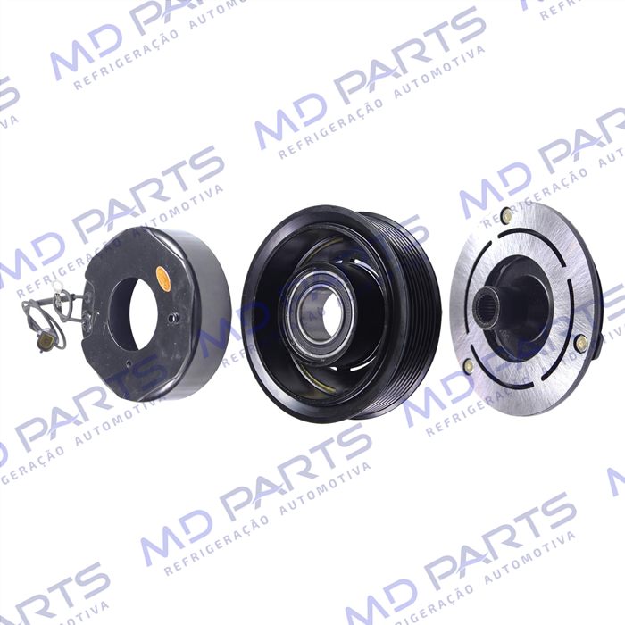 Conjunto de Embreagem do Compressor RC.600.050 10PA15 / 6P148 12 Volts Polia 8pk 126mm