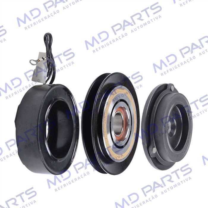 Conjunto de Embreagem do Compressor 10PA15 RC.600.050 - 12 Volts Polia Canal 1A 133mm