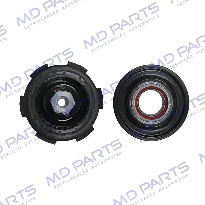 Conjunto de Embreagem do Compressor Denso Volkswagen Amarok Diesel - 12 Volts Polia 6pk 100mm