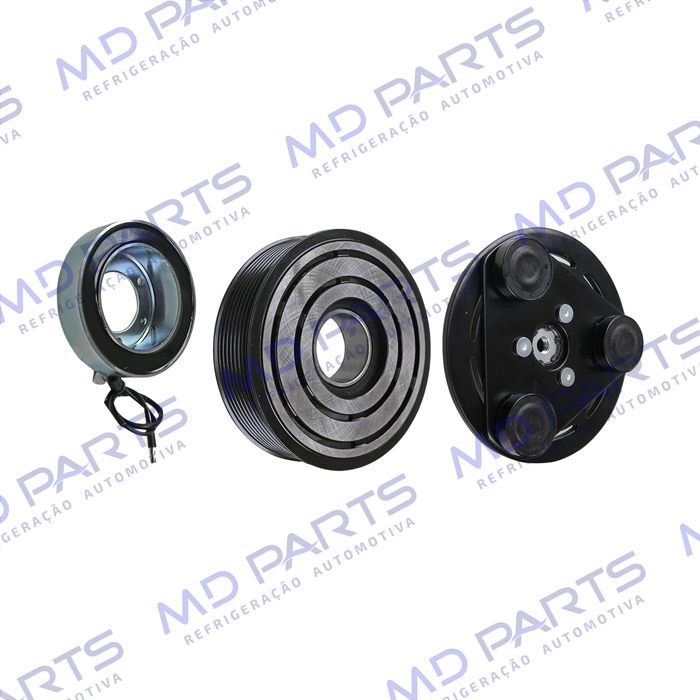 Conjunto de Embreagem do Compressor Seltec TM08/ TM13/ TM15/ TM16 - 12 Volts Polia 8pk 119mm