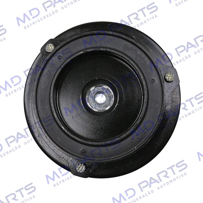 Embreagem do Compressor Denso 10PA17/ 10S15/ 10S17/ 7SBU16C/ 10SRE18C Espelho Eixo Estriado