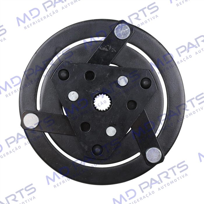Embreagem do Compressor Scroll Chevrolet Tracker / Spin / Onix / Sonic 1.8 / Cobalt 1.8 Eixo Estriado
