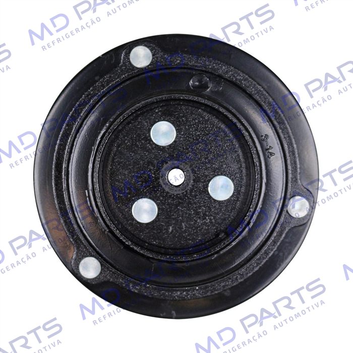Embreagem do Compressor Original Chevrolet Trailblazer 2013 Até 2020 Eixo Estriado