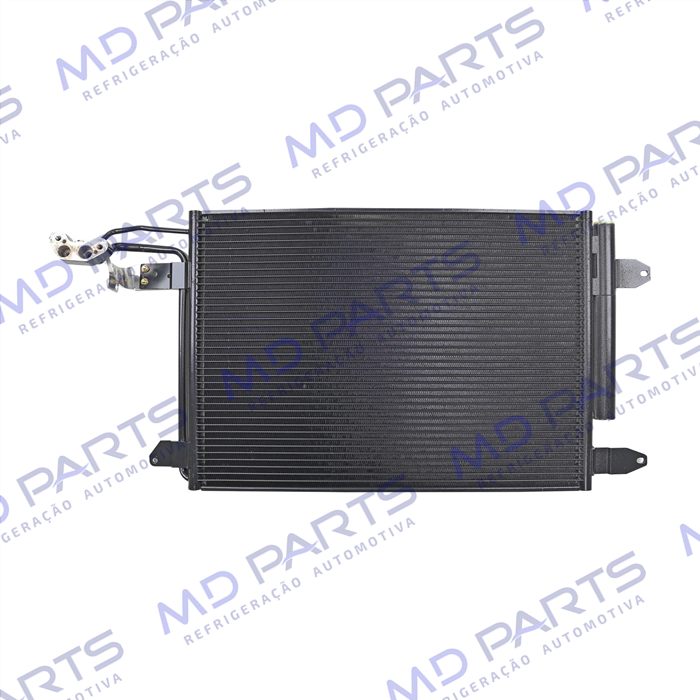 Condensador Volkswagen Jetta 2007 Até 2009 / Golf 2012> Fluxo Paralelo OEM: 1K0820411Q
