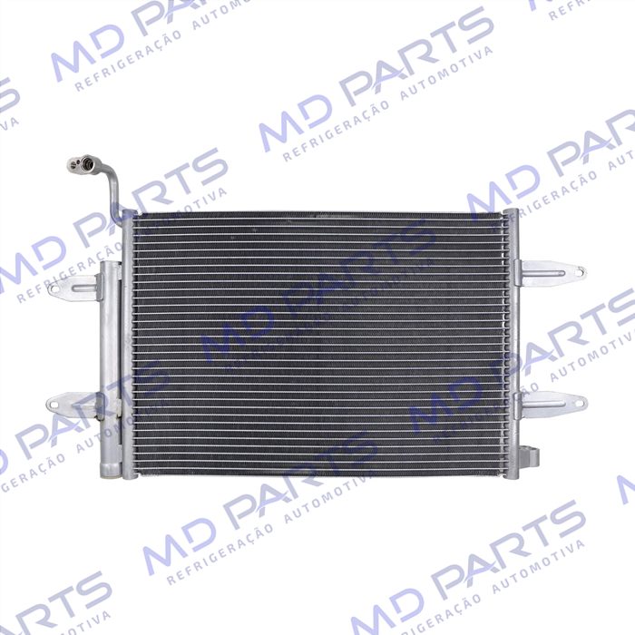 Condensador Volkswagen Polo/ Fox 2003> / Gol/ Voyage/ Saveiro Fluxo Paralelo Original - Sistema Denso OEM: 5Z0820411E