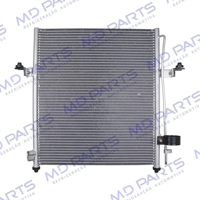 Condensador Mitsubishi L200 Triton HPE Gasolina V6 / Diesel 2007 Até 2011 / Pajero Dakar Fluxo Paralelo OEM: MN123642