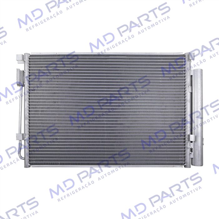 Condensador Hyundai Veloster/ HB20 1.0 2015/ 1.6 2012 Até 2019 Fluxo Paralelo OEM: 976062V000