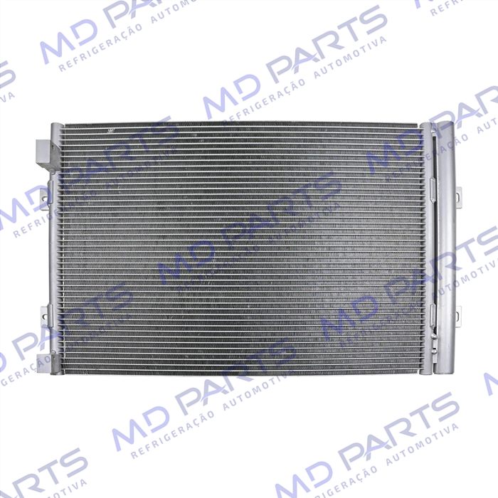 Condensador Máquina Pá Carregadeira Hyundai Série 9A / Escavadeira R210/ R220/ R380/ R520 OEM: 11Q6-90071 / Escavadeira Volvo EC250E/ 300E/ 350E/ 380E/ 480E/ 380EHR/ 480EHR A/A OEM: 14645543 Fluxo Paralelo