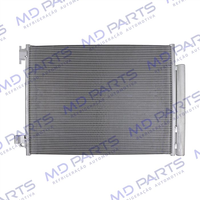 Condensador Renault Logan / Sandero 1.0 e 1.6 2014> / Sandero 2018> 3 Cilindros / Duster 2014> / Oroch 2016> / Captur 2018> Fluxo Paralelo OEM: 921001908R