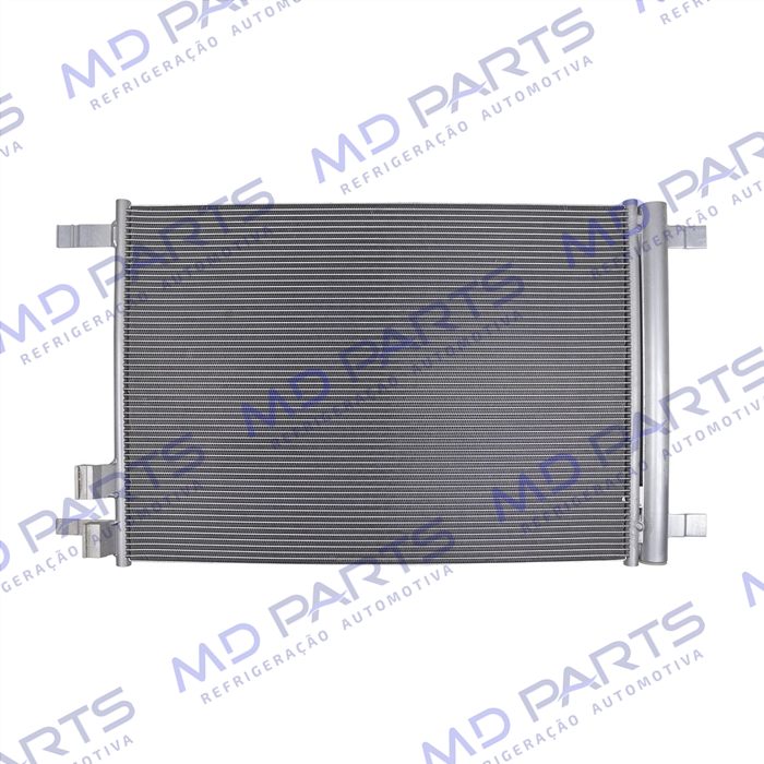 Condensador Volkswagen Polo/ T-Cross/ Nivus/ Virtus 1.0 TSI/ 1.6 2017> Fluxo Paralelo OEM: 2QB520411