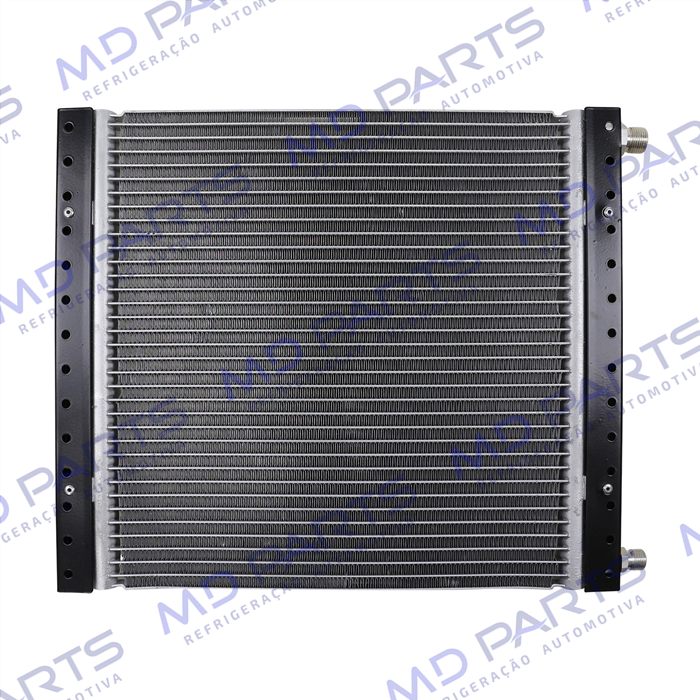 Condensador Universal 14x16 Espessura 16mm Conexões Sucção / Descarga Retas Fluxo Paralelo