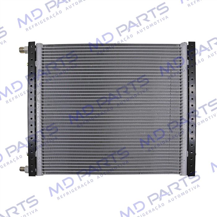 Condensador Universal 17x20 Espessura 16mm Conexões Descarga / Sucção Retas Fluxo Paralelo