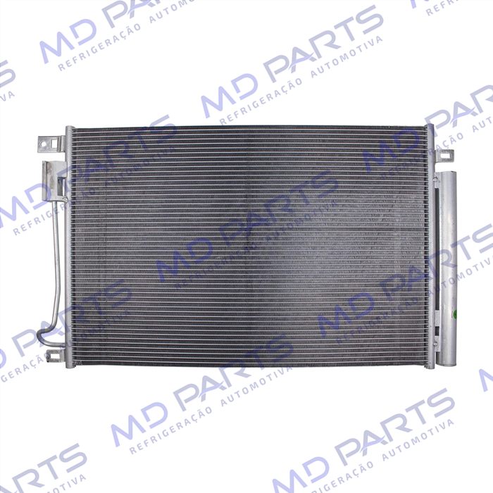 Condensador Chevrolet Cobalt/ Onix/ Prisma/ Spin 2013 Até Mês 06/2016 / Tracker 2013 Até 2019 Fluxo Paralelo OEM: 96945773 / 95286873