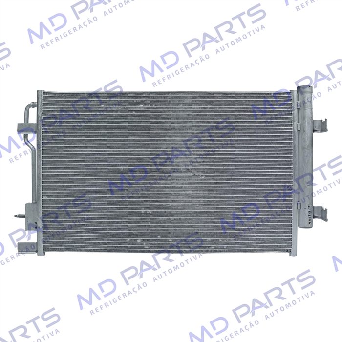 Condensador Chevrolet Cobalt / Prisma / Spin Após 08/2017> / Onix Mês 07/2016 Até 2018 Fluxo Paralelo OEM: 52083727 / 16479564