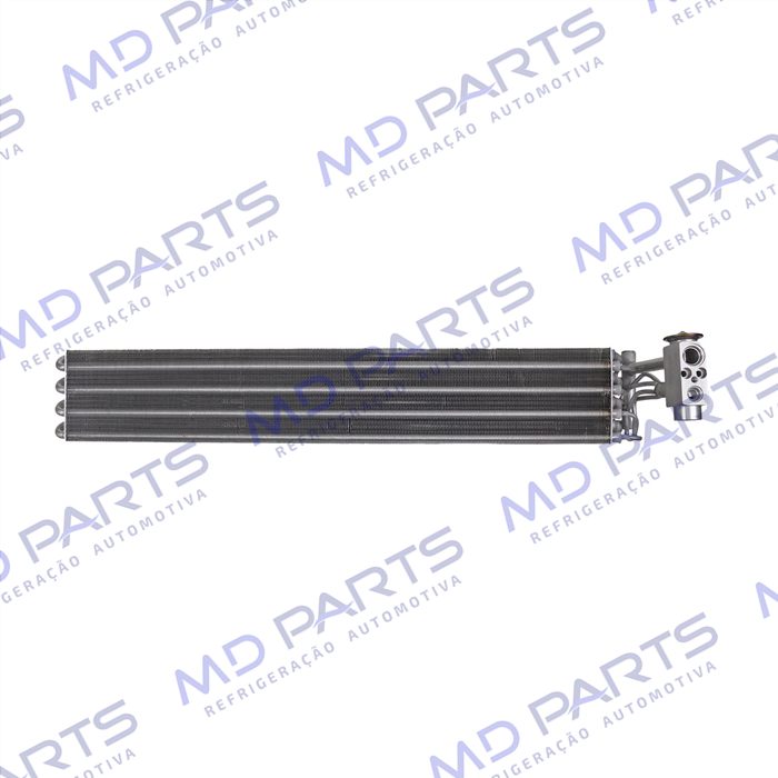 Evaporador Máquina Trator Valtra T195 / T210 / T230 / T250 Linha N Tubo Aletas A/A - com Válvula Block