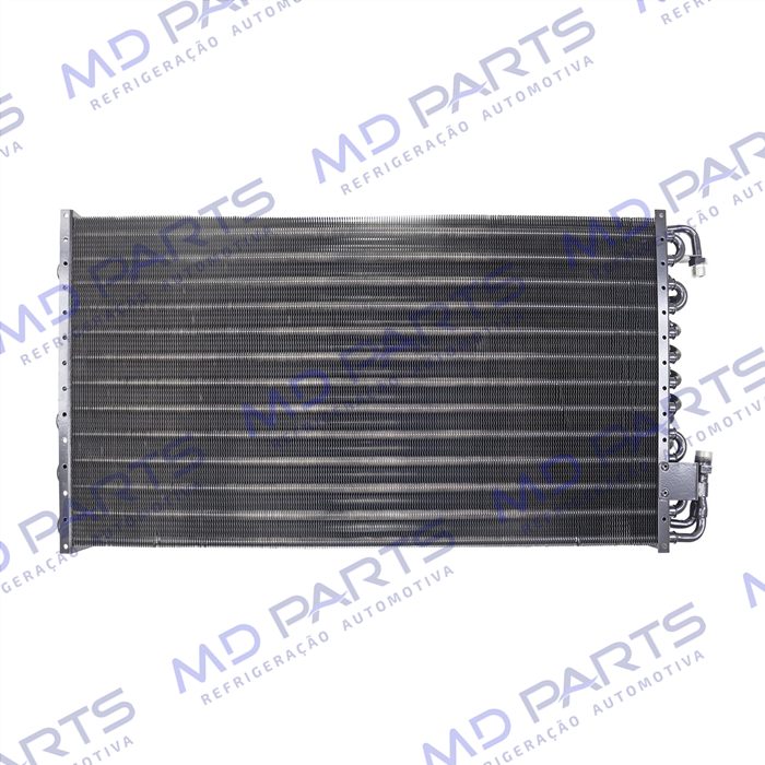 Condensador Universal 14x24 Espessura 53mm 3 Filas 9 Aletas por Polegadas A/A Tubo Aletas